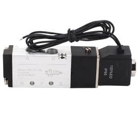 Air Solenoid Valve, Solenoid Valve 1.0Mpa Maximum 5 Way Stable IP65 Insulation 2 Position for Workshop (DC12V)