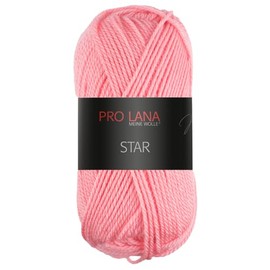 Frida's Wollhaus Pro Lana 50 g Star Knitting Crochet Wool Yarn Soft Easy Care 39 Colours (26 | Baby Pink)
