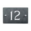 Slate Engraved House Number 12