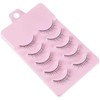 5Pcs Black False Eyelashes 8mm Short Fake Mink Lashes Enlarge