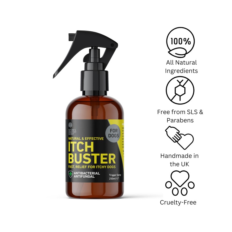 Natures Greatest Secret Antibacterial Soothing Itch Buster for Dogs 250ml
