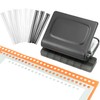 QWORK® 10 Holes Binder for Planners, Suitable for A4/B5/A5 Paper,