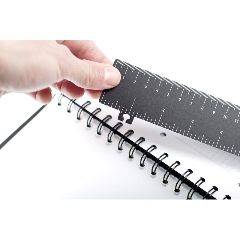 RHODIA 132576C - Exabook Black A5+ Refillable Organizer Notebook |