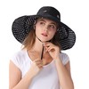 Packable Extra Large Brim Floppy Sun Hat Reversible Flora UPF