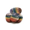 Seven Chakra Rainbow Stress Relief Worry Stone Healing Crystals Gift