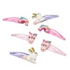 HAARallerliebst Hair Clips Set (6 Pieces | Glitter Butterflies |