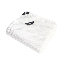 Fuiaktoo1 Heavy Duty Clear Tarp 12x20FT, UV Resistant, Waterproof Greenhouse Tarps with Grommets for Garden,Outdoor,Yard (10 mil)