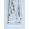 Hobby Board Rustic Weathered White Barnwood Solid Wood Planks for