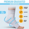 Ankle Compression Sleeve - 20-30mmhg Open Toe Сompression Socks for