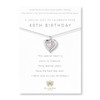 40th Birthday Necklace Gifts for Women 40th Presents Rose Quarts