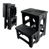 MavHubrix Folding 2-Step Stool for Adults,Small Collapsible Portable Foot Stool,Foldable