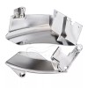 Unbranded Chrome Mid Frame Air Deflector Heat Shield For Harley