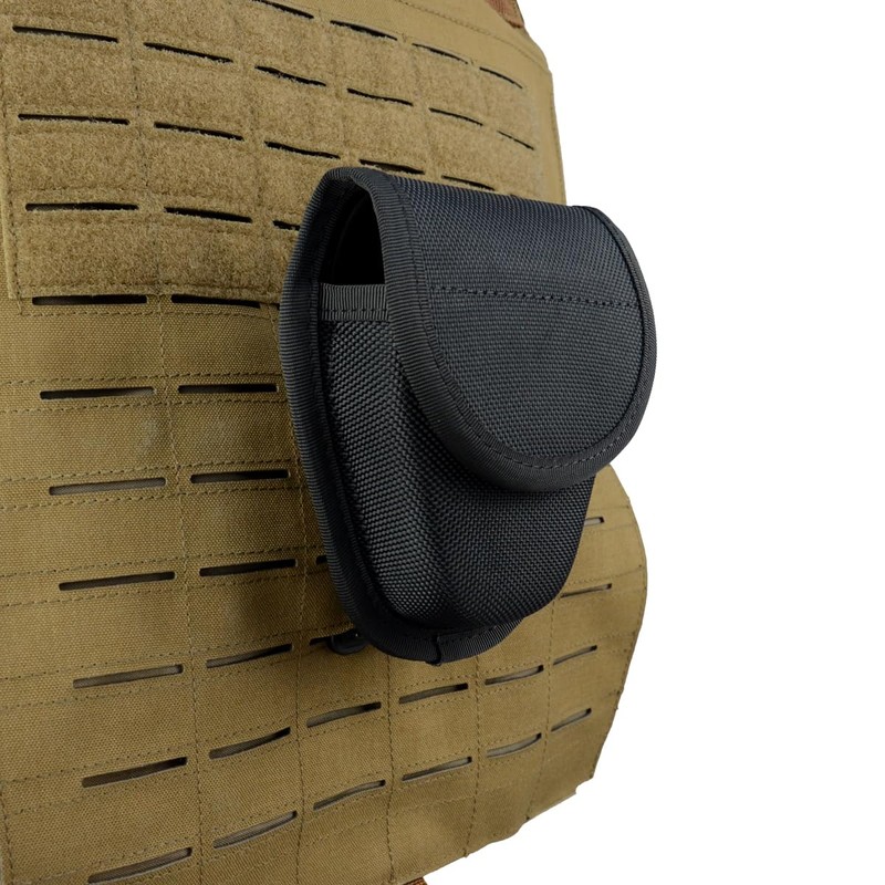 ROCOTACTICAL Molded Handcuff Case w/360 Degree Rotating Belt Clip, Hidden
