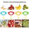 Eierschneider, 4 in 1 Eierschneider für Schneiden von Gekochten Eiern,