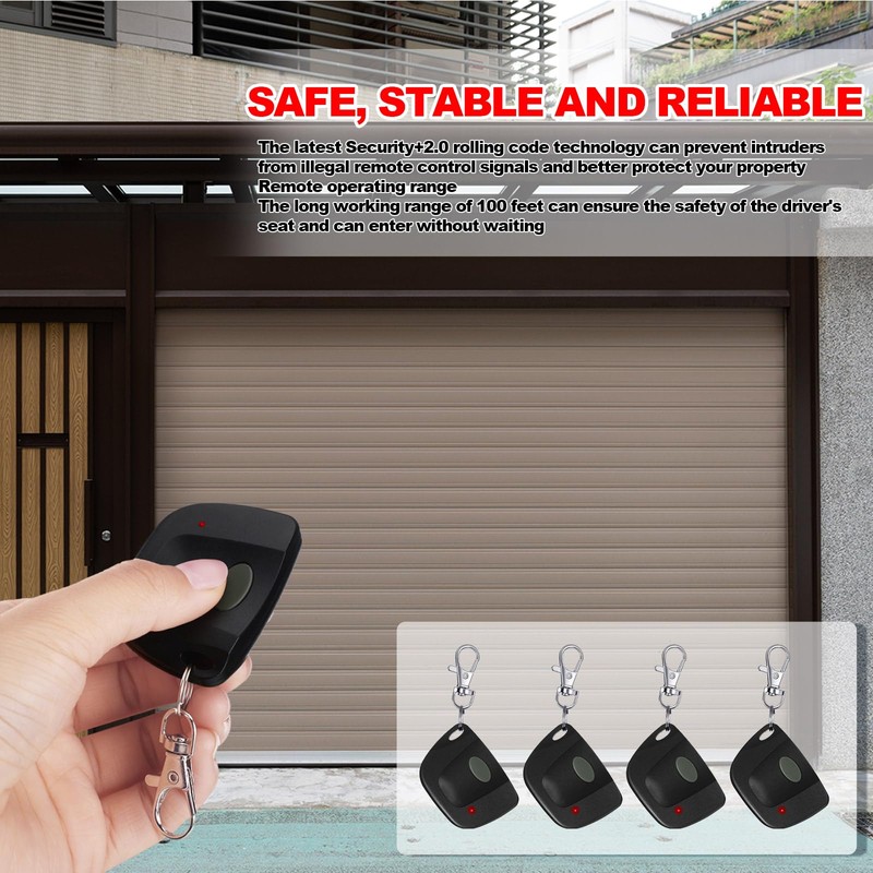 Kingdder Garage Door Remote Compatible with Linear Multicode 300mhz 10