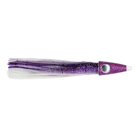 C&H Lures Tuna Tango XL Lure, Purple/Pearl Skirt, 2.5 oz Head, 8.5 inches
