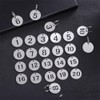 LIKENNY Door Number Tag (20mm/Stainless Steel) Key Number Tag Cloak