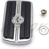 Chromed Willie G Skull Foot Large Brake Pedal For Harley