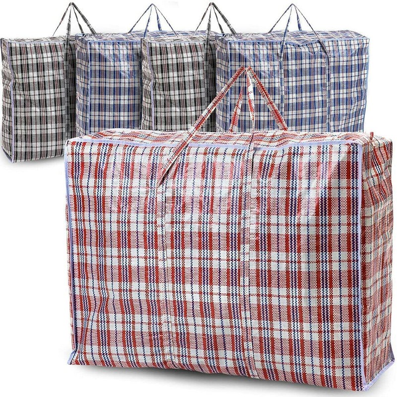 BARGAIN FACTORY Large Laundry Bag – Zip and reinforced handles