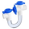 GAGALOR Condensate U Trap PVC Standard 3/4 Inch Connector Pipe
