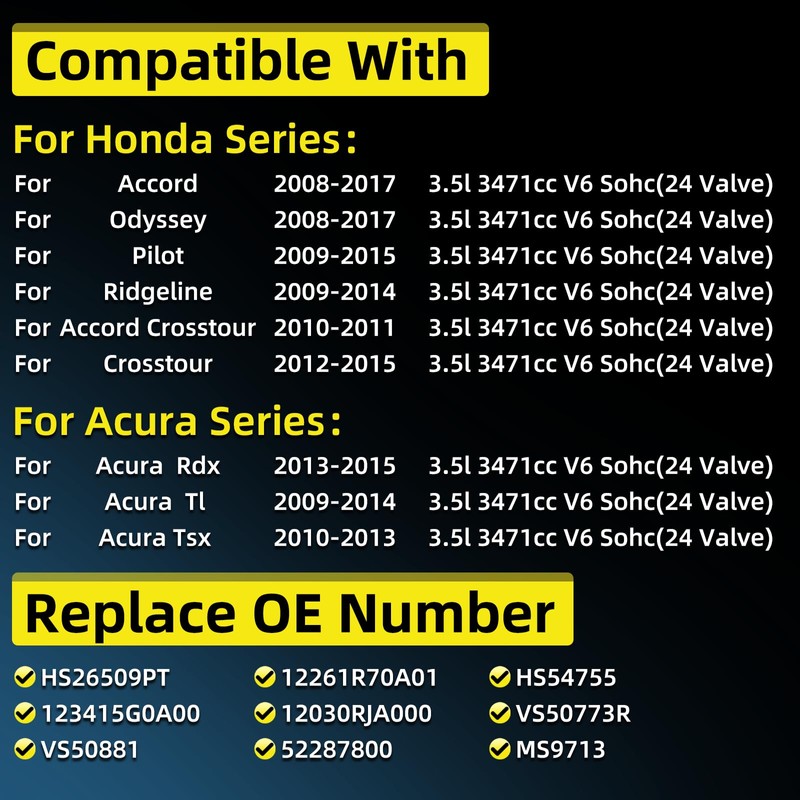 HS26509PT 3.5 Cylinder Head Gasket Set for Honda Accord Odyssey