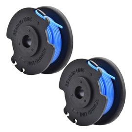QKEINV 2 Pcs Strimmer Spool Compatible with Ryobi, String Trimmer Replacement Spool Line, Strimmer Line Replacement for Ryobi 18v 24v 40v 0LT1825 0LT1830H 0LT1831 0LT1832 RLT2925 Strimmers