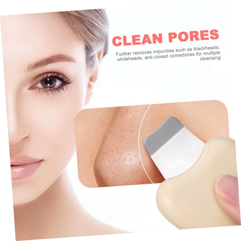 Ipetboom Efficient Black Skin Remover Exfoliating Facial Scrubber Spatula Set