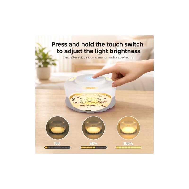 4 Pack Flea Traps for Inside Your Home,Dual Light Flea