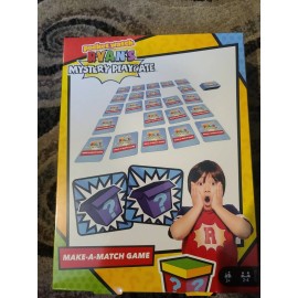 Mattel Games Pocket Watch Ryan's World Mystery Playdate Make-A-Match Game