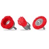 Dekton 3PC Nylon Brush Set | Includes End Brush, Wheel