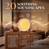 Sleep Sound Machine with 670nm Red Light, Warm Light, 20