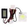 G1 4 Inline Pc Water Cooling Flow Meter Temperature Flow