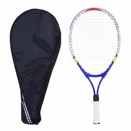 Regail Teenage Tennis Racket Aluminium Alloy Frame Kids Tennis Racquet Set for TrainingBlue