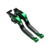 Qianly Sleek Motorcycle Lever Set for Pulsar 200 RS, Green