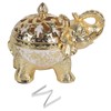 Elephant Shaped Incense Burner Aromatherapy Ornament for Living Room Entryway