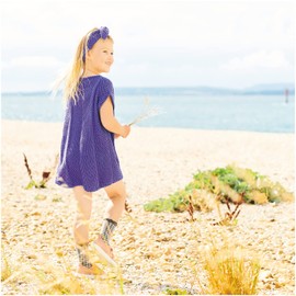 Rico Design Essentials Organic Cotton Aran Colour 21 Purple, 50 g Organic Cotton Yarn for Knitting or Crocheting