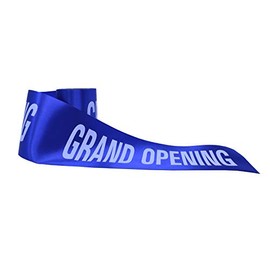 Printed Grand Opening 6 inch 25 Yards Ceremonial Ribbon