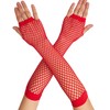 OTPEH Lone Fishnet Gloves Fingerless For Women Fish Net Arm