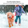 4pcs Dog Boots Soft Rubber Waterproof Pet Dog Paw Protector
