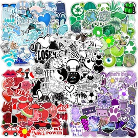 FFDHWU 5 Sets With A Total Of 250 Pieces Of Small Fresh And Cute Graffiti Stickers, Kawaii Stickers, Girly Stickers, Girl Stickers, Teen Stickers, Computer Stickers