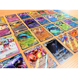 100 Pokémon Cards Bulk Lot - Guaranteed Ultra Rare + Holos / Revs - No Dupes NM