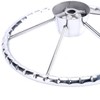 Amarine-made13-1/2 Inch 5-Spoke Destroyer Style Stainless Boat Steering Wheel