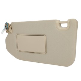 ECCPP 96401-9PB0A Left Driver Side Sun Visor with Mirror Fit for Nissan for Pathfinder 2013-2018, Car Sun Visor Fit for INFINITI for QX60 2014-2017, for INFINITI for JX35 2013 (Beige)