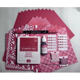 Stampin' Up!  SWEET SORBET In-Color Supplies -Cardstock,Ink