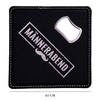 Coaster with Integrated Bottle Opener - The Ideal Gift for