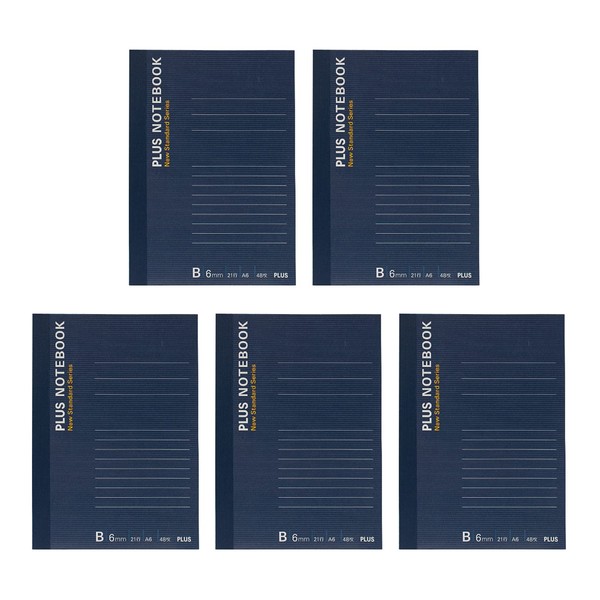 PLUS NO-405BS 76-720 x 5 Notebook A6 No. 5 B