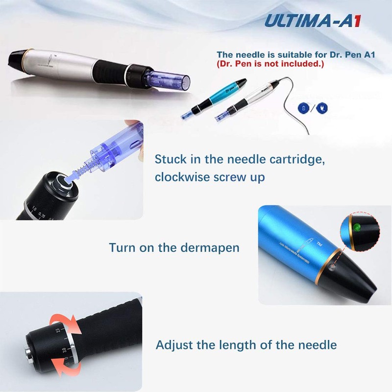 10pcs Nano Micro Needles Dermapen Anti Aging Wrinkle Rejuvenation Buckle
