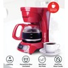 EUROSTAR ECM621R 4-Cup Coffeemaker, Red