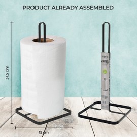 Top 3 Kitchen Roll Holder – Free Standing Tissue Holder – Durable and Reliable – Non-Slip Weighted Base – Stable Design – Kitchen Tissue Holder – Tissue Roll Stand Kitchen