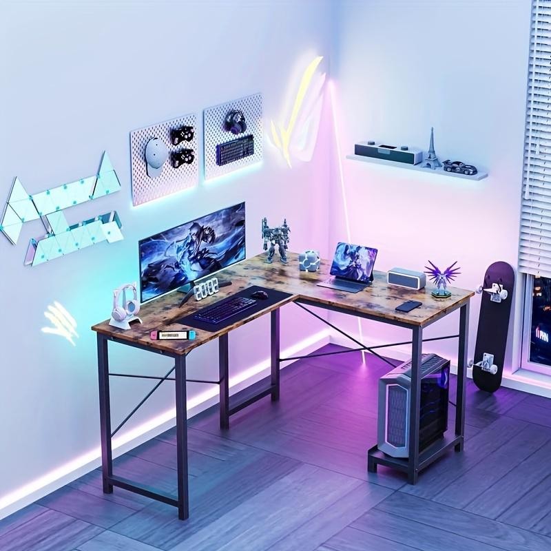 New Computer Desk L Shaped Desk Office Desk Storage Cpu